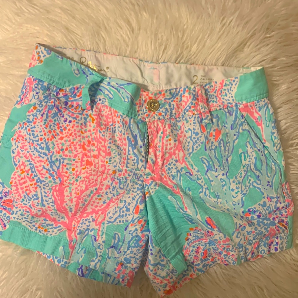 Lilly Pulitzer Callahan Short “Minty Fresh” Size 2